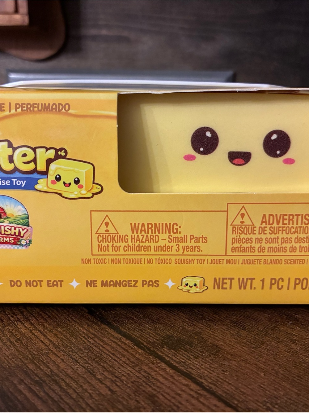 Scented Yellow Squishy Butter Toy - Kids Toy